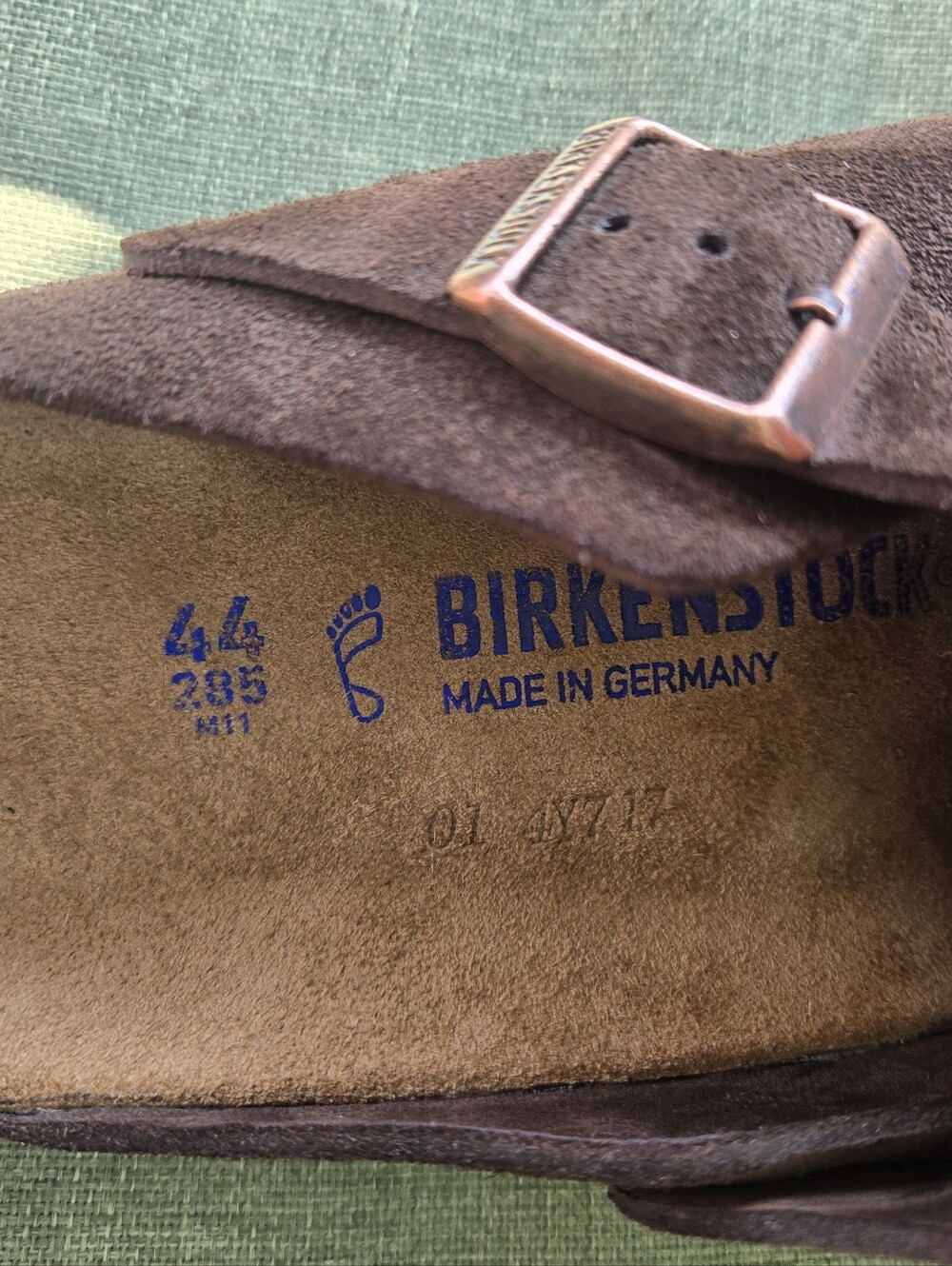 Birkenstock Boston Soft Footbed Suede Clogs Mocha Brown Size 44 EU / Men's 11 - Picture 10 of 10